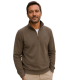 Sweat zippe emblematique marron