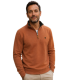 Sweat zippe emblematique tomette