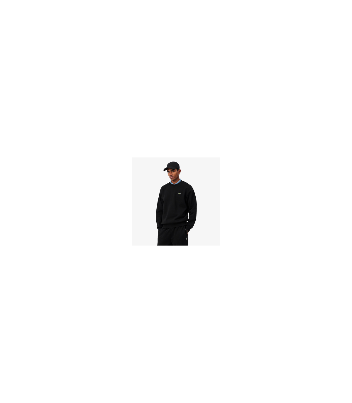 Sweat col rond lacoste 031-noir