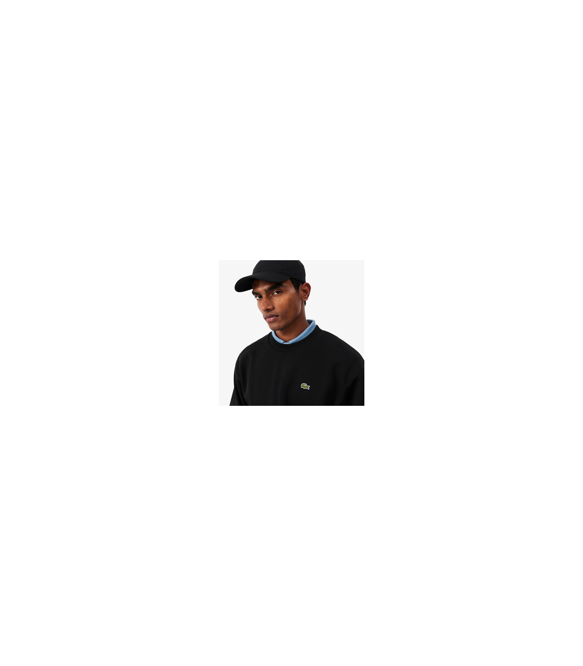 Sweat col rond lacoste 031-noir