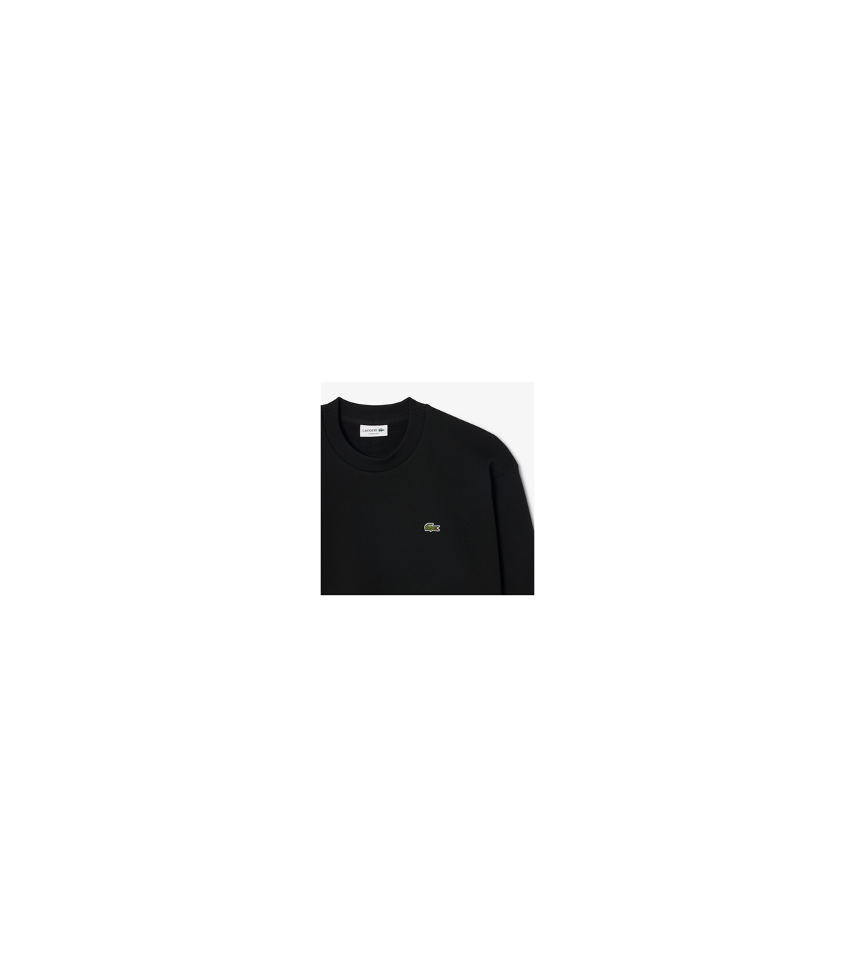 Sweat col rond lacoste 031-noir
