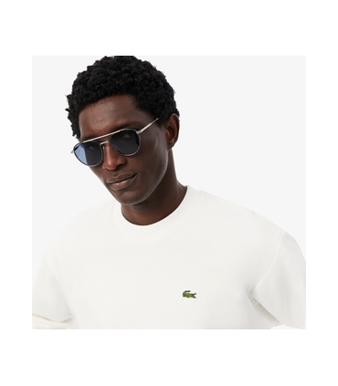 Sweat col rond lacoste 70v-farine