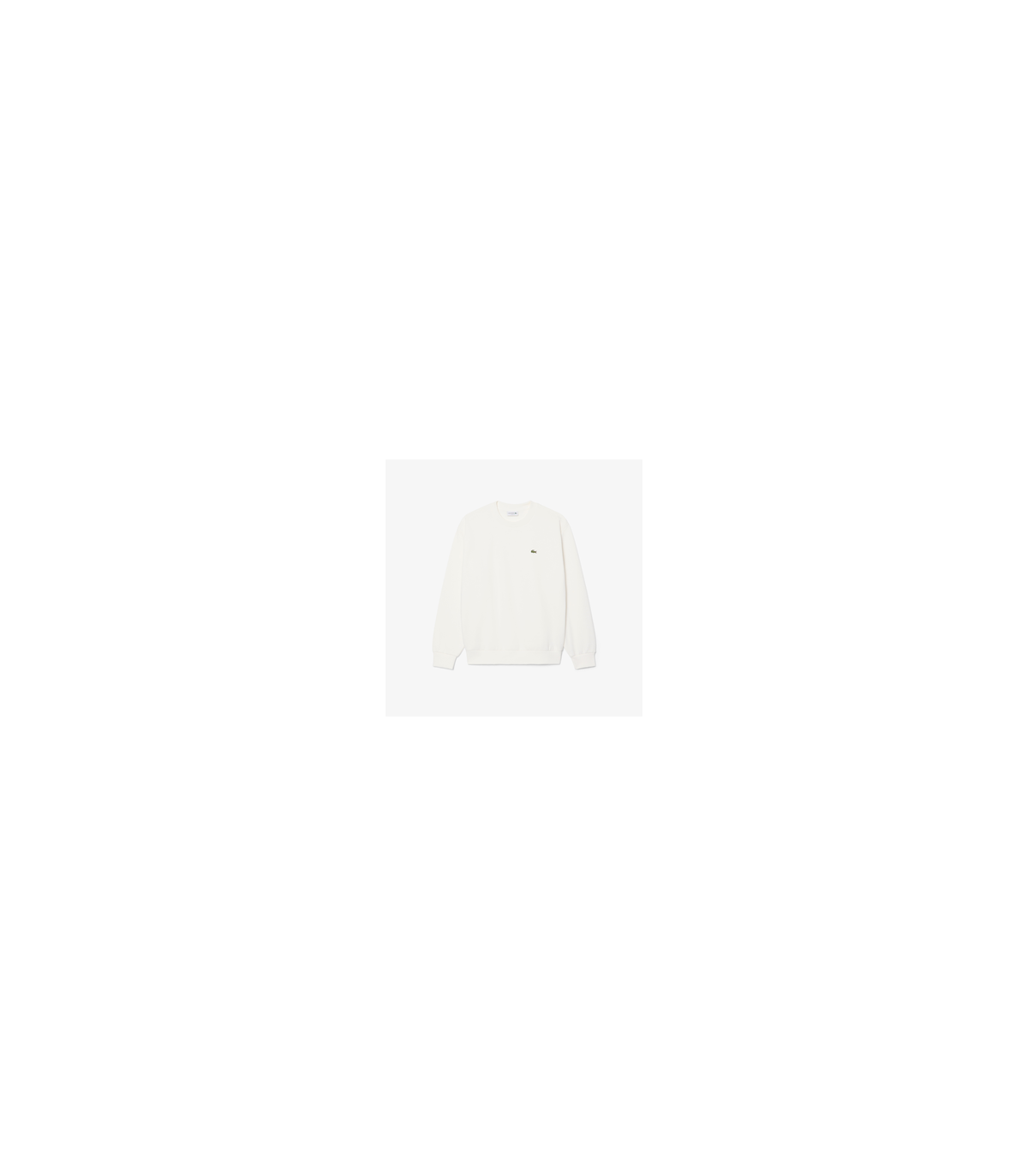 Sweat col rond lacoste 70v-farine
