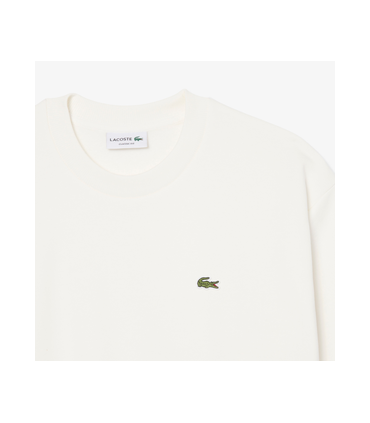Sweat col rond lacoste 70v-farine
