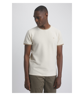 Tee shirt mc benson & cherry beige