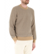 Pull col rond boss black 260mediumbeige