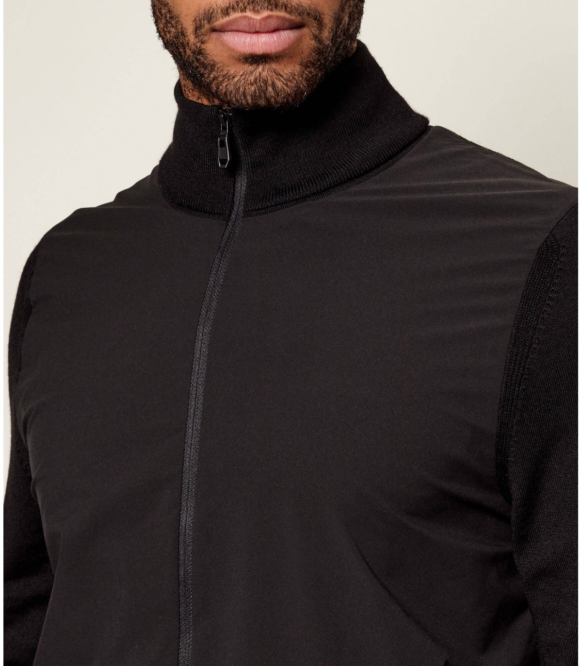 Gilet zippe boss green 001black