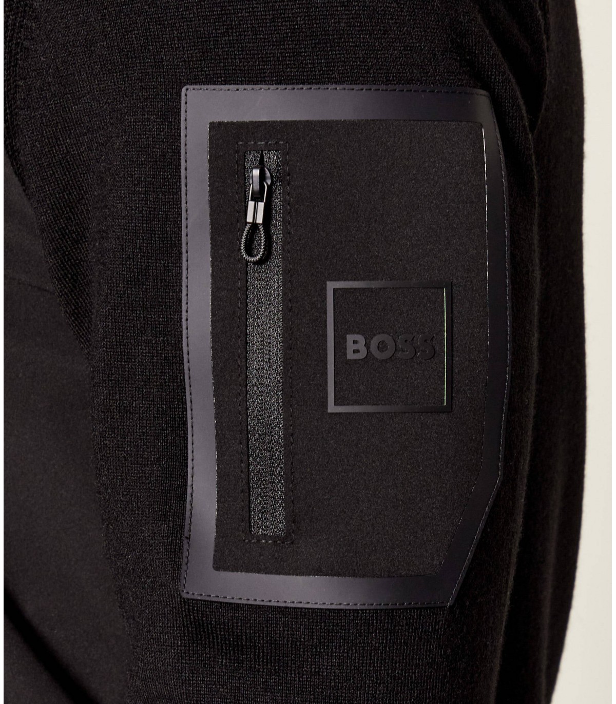 Gilet zippe boss green 001black
