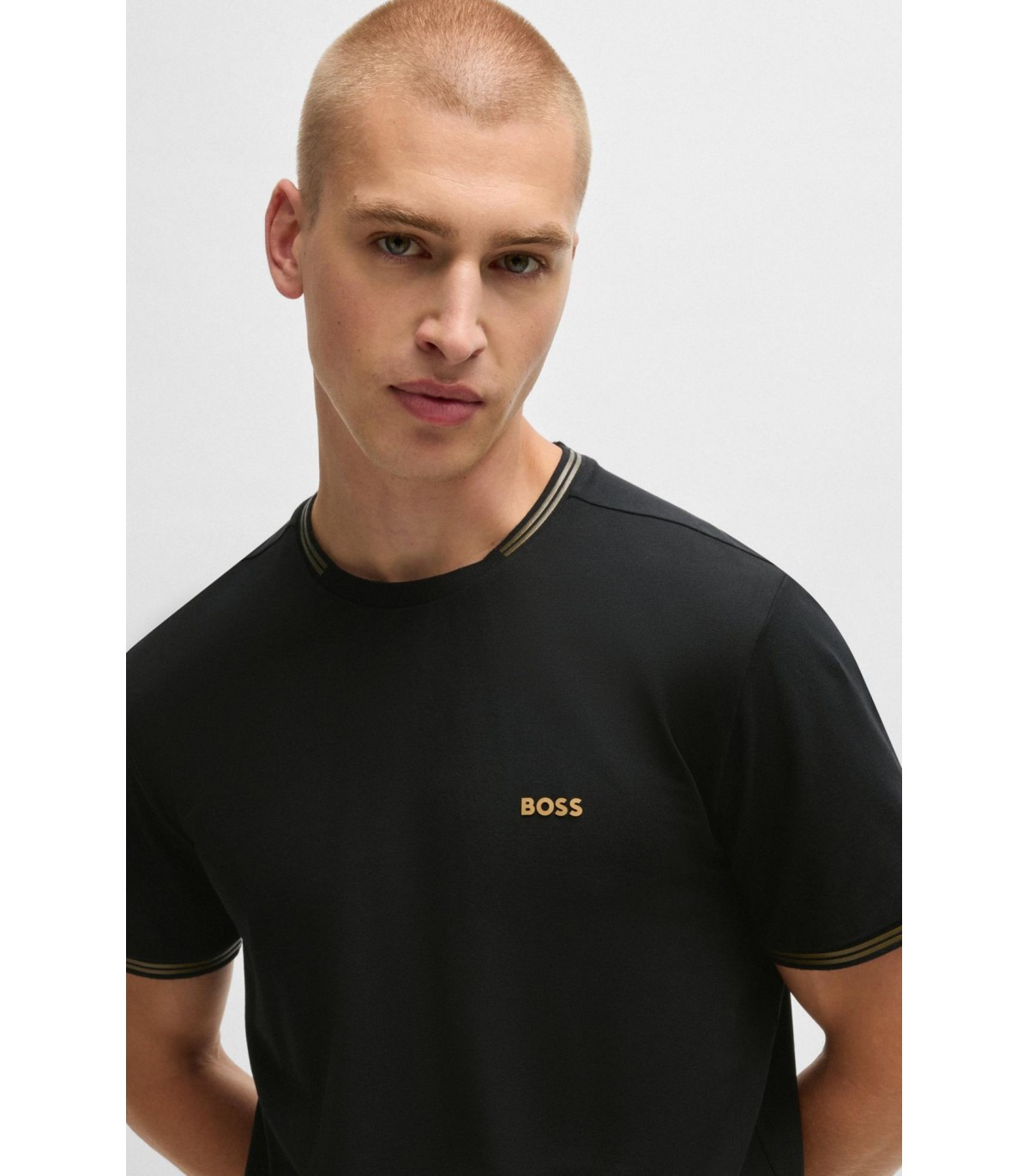 Tee shirt mc boss green 006black
