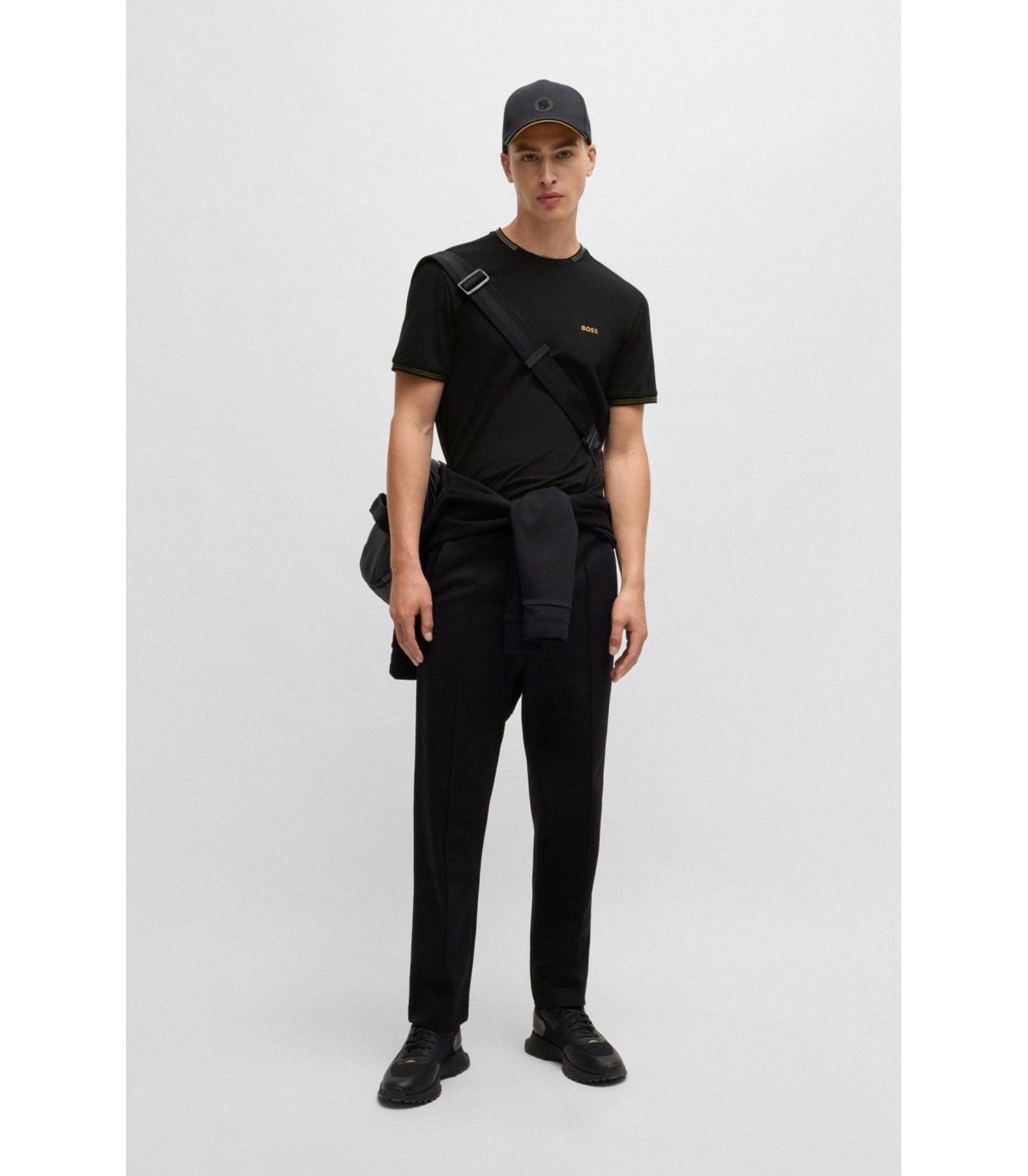 Tee shirt mc boss green 006black