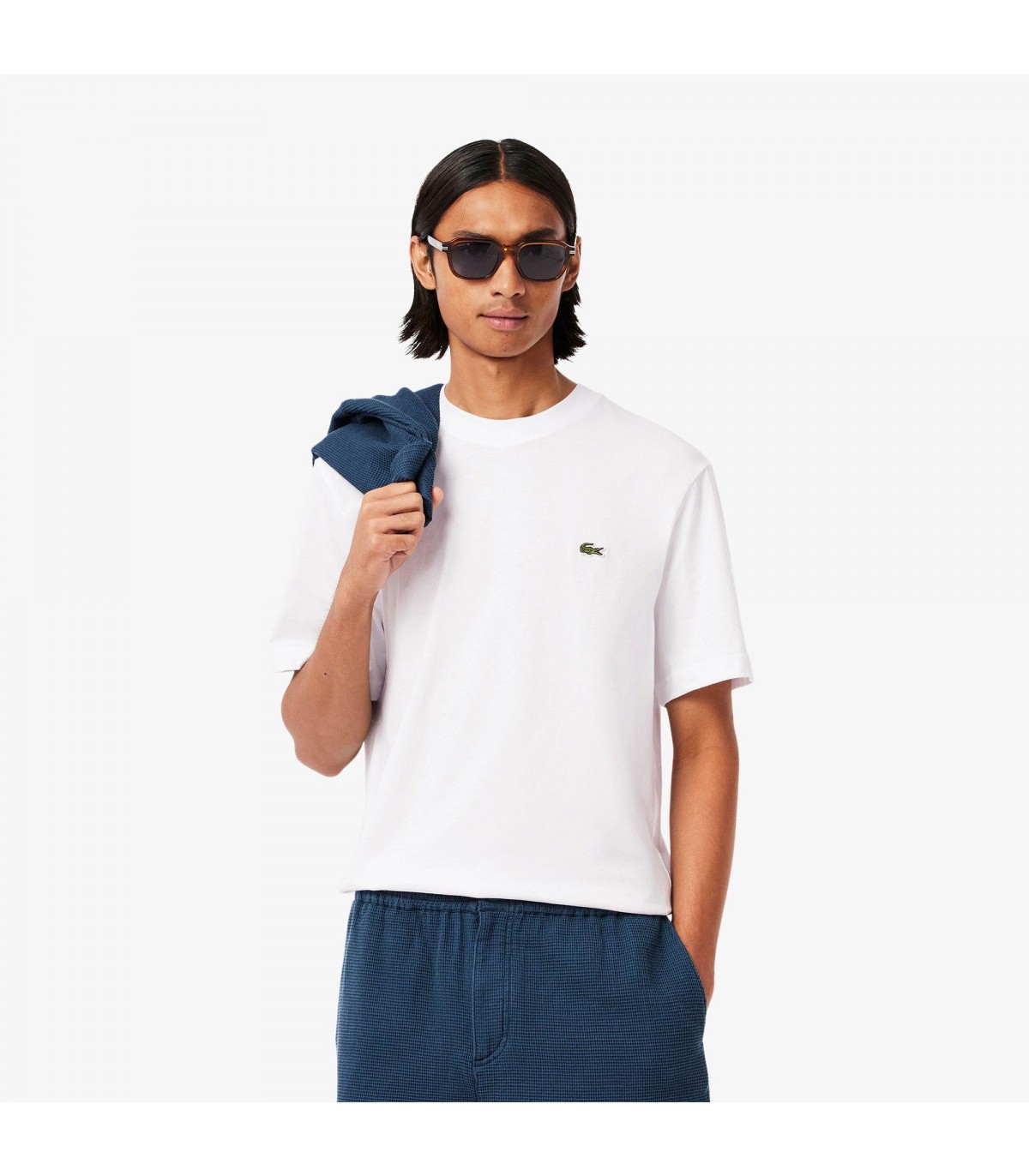 Tee shirt mc lacoste 001blanc