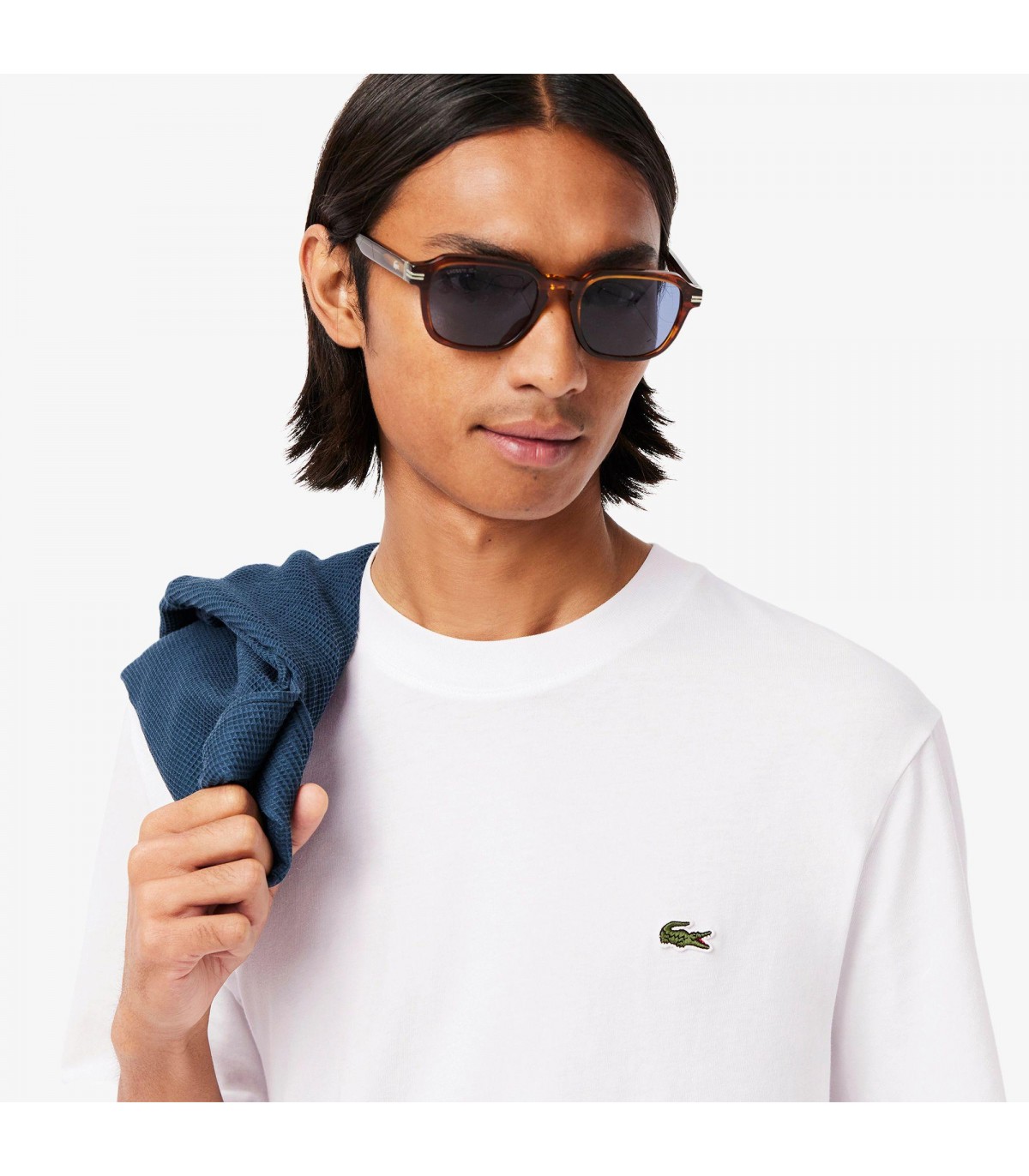 Tee shirt mc lacoste 001blanc