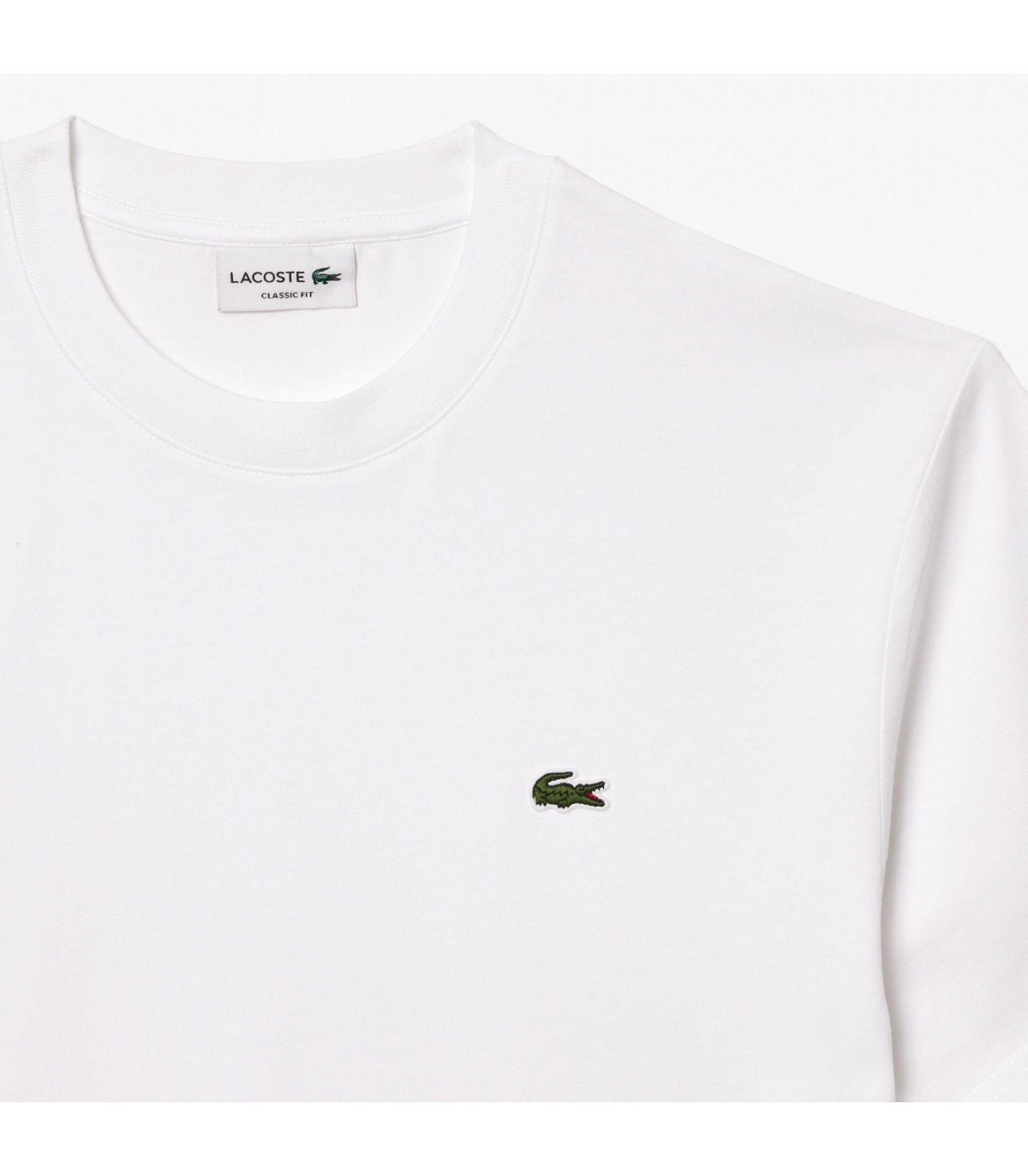 Tee shirt mc lacoste 001blanc