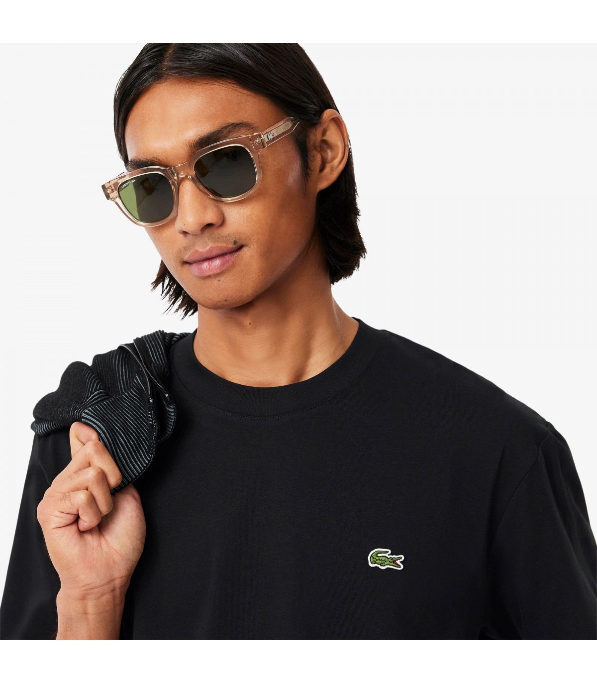 Tee shirt mc lacoste 031noir