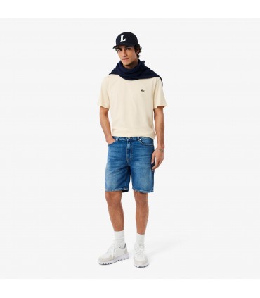 Tee shirt mc lacoste 056naturelclair