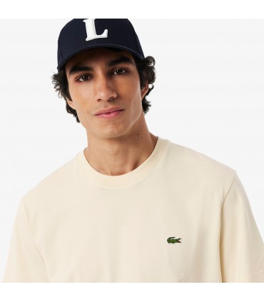 Tee shirt mc lacoste 056naturelclair