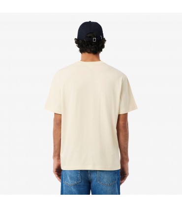 Tee shirt mc lacoste 056naturelclair