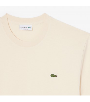 Tee shirt mc lacoste 056naturelclair