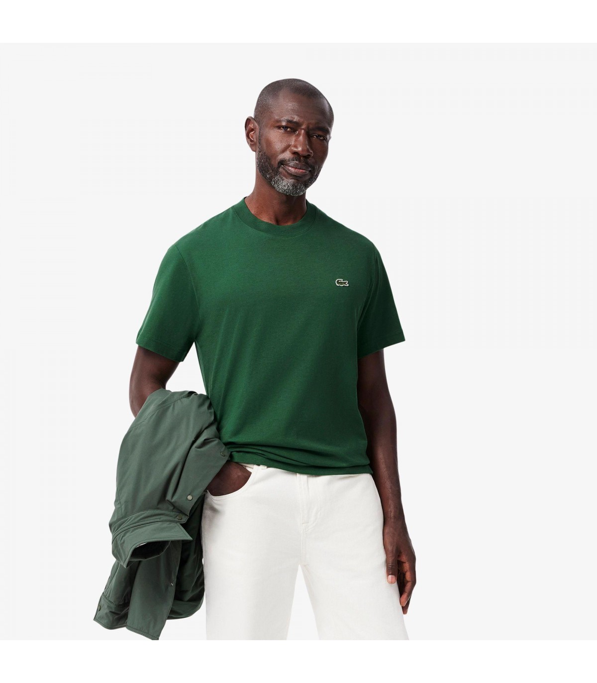 Tee shirt mc lacoste 132vert