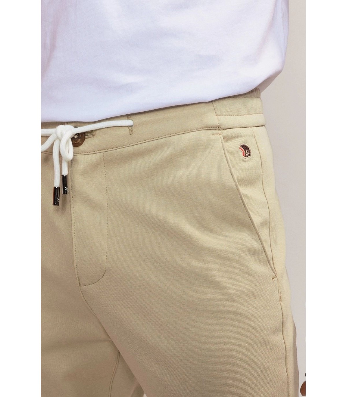 Pantalon chino benson & cherry beige