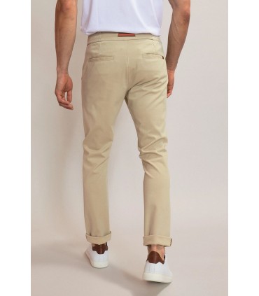 Pantalon chino benson & cherry beige