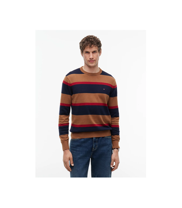 Pull col rond tommy menswear 0a6navy/rega