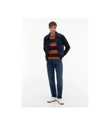 Pull col rond tommy menswear 0a6navy/rega
