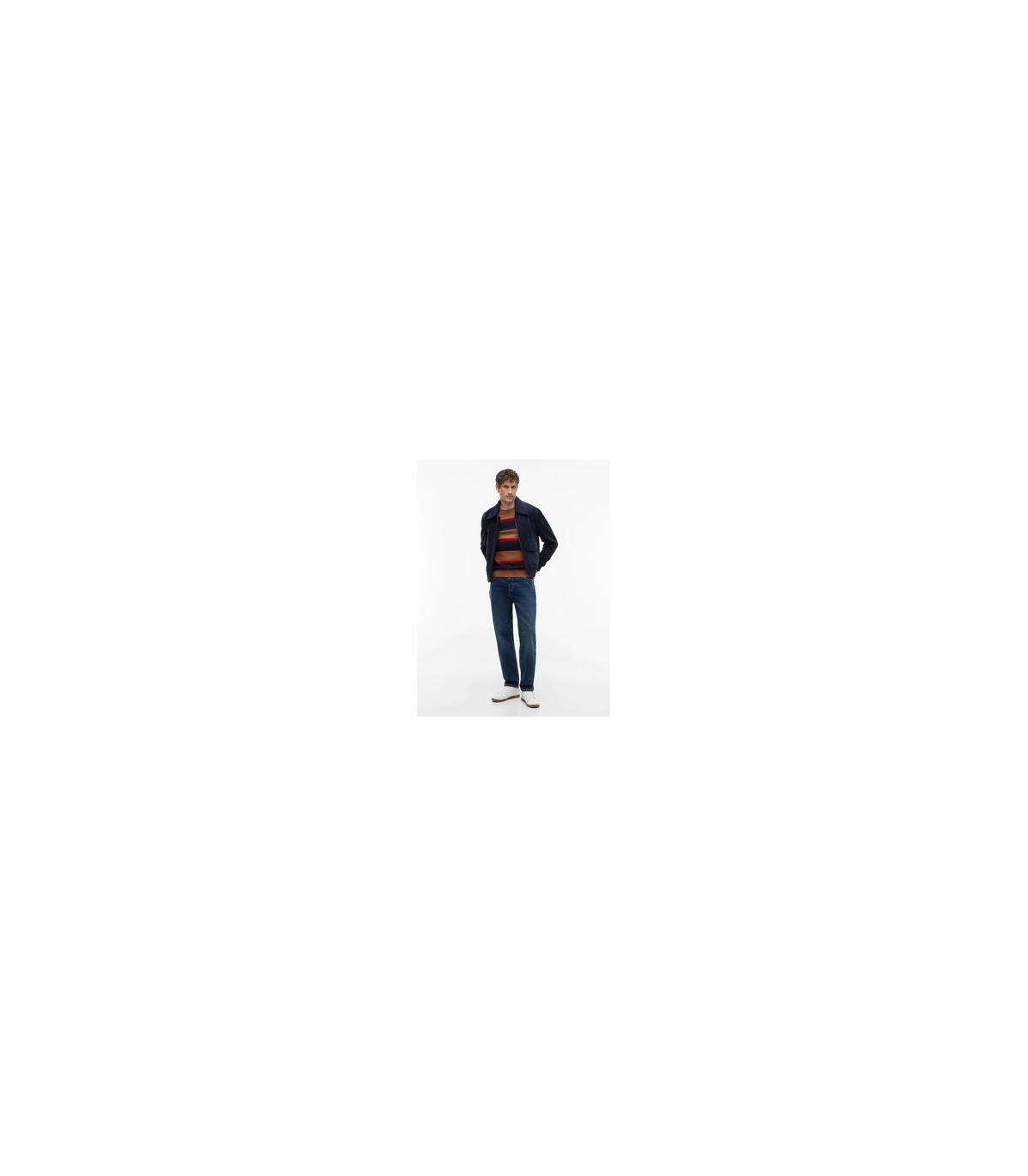 Pull col rond tommy menswear 0a6navy/rega