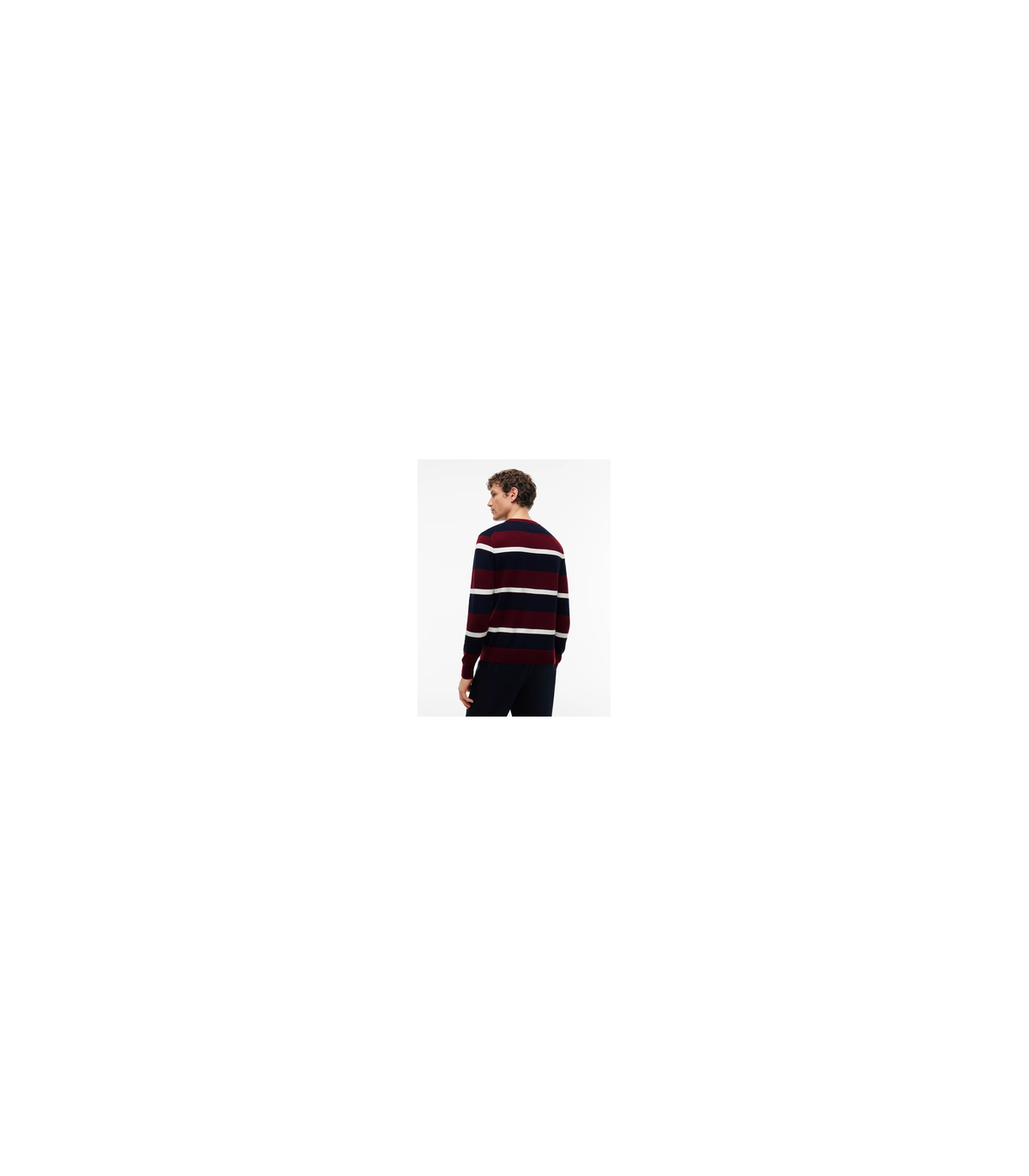 Pull col rond tommy menswear 0a7burg/navy