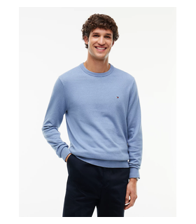 Pull col rond tommy menswear c2bbriskblue
