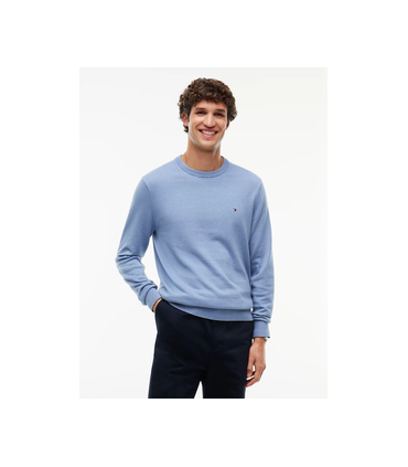 Pull col rond tommy menswear c2bbriskblue