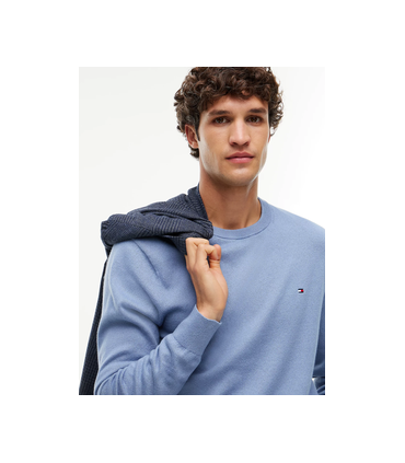 Pull col rond tommy menswear c2bbriskblue