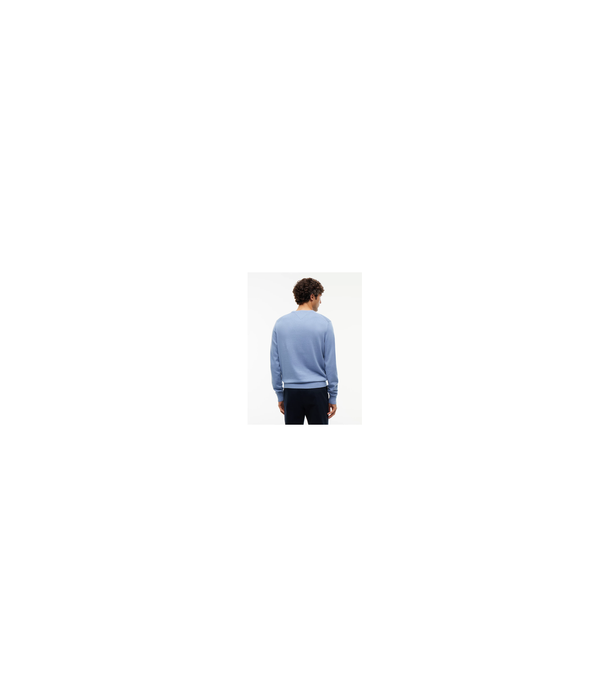 Pull col rond tommy menswear c2bbriskblue