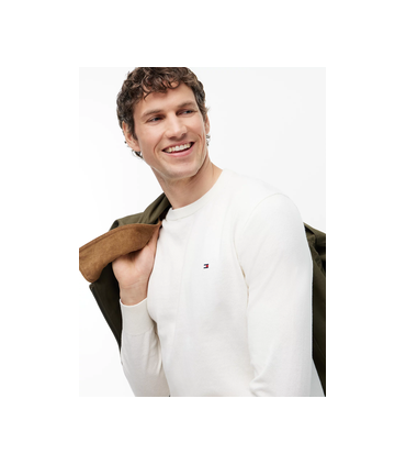 Pull col rond tommy menswear z00ivory