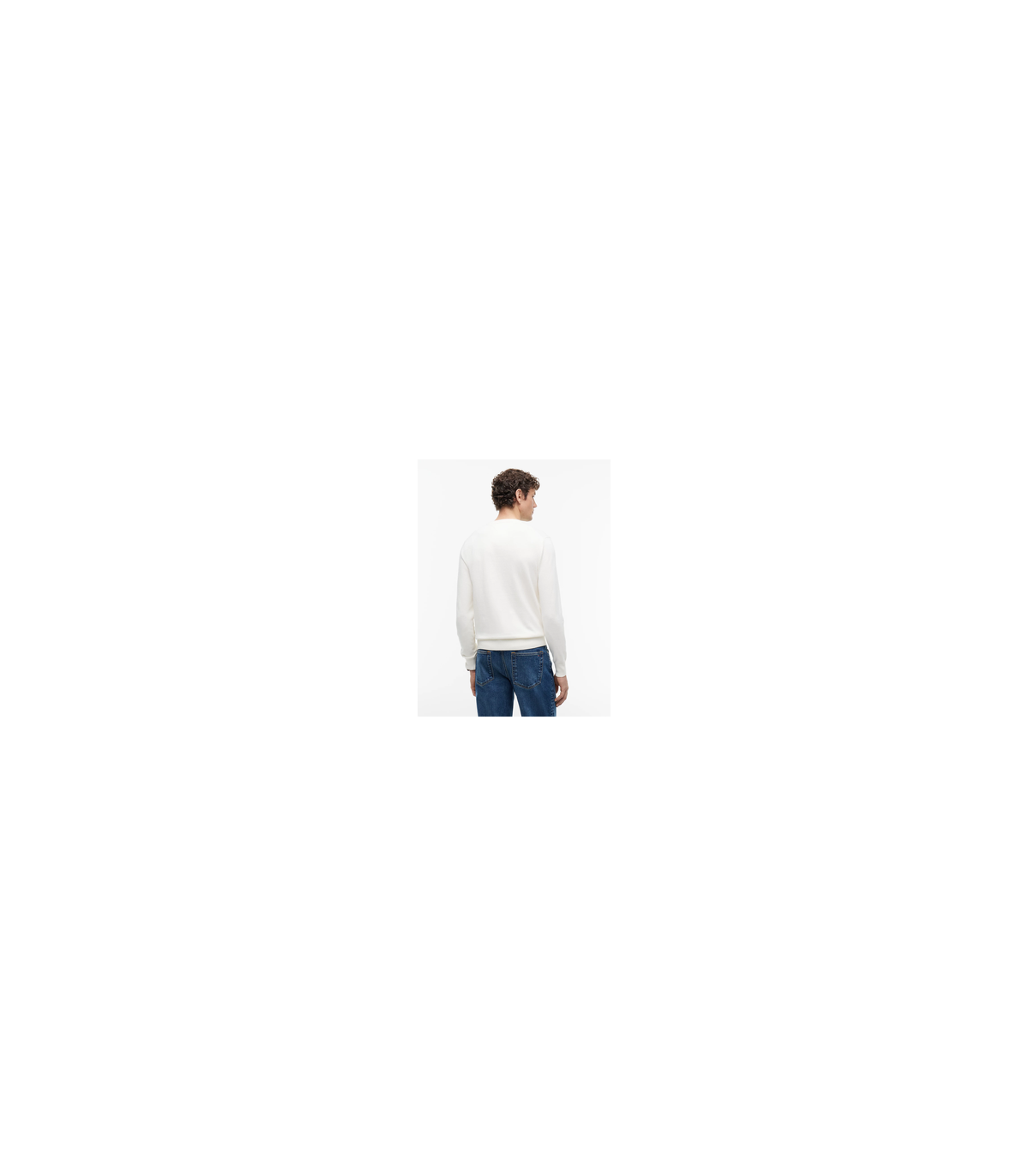 Pull col rond tommy menswear z00ivory