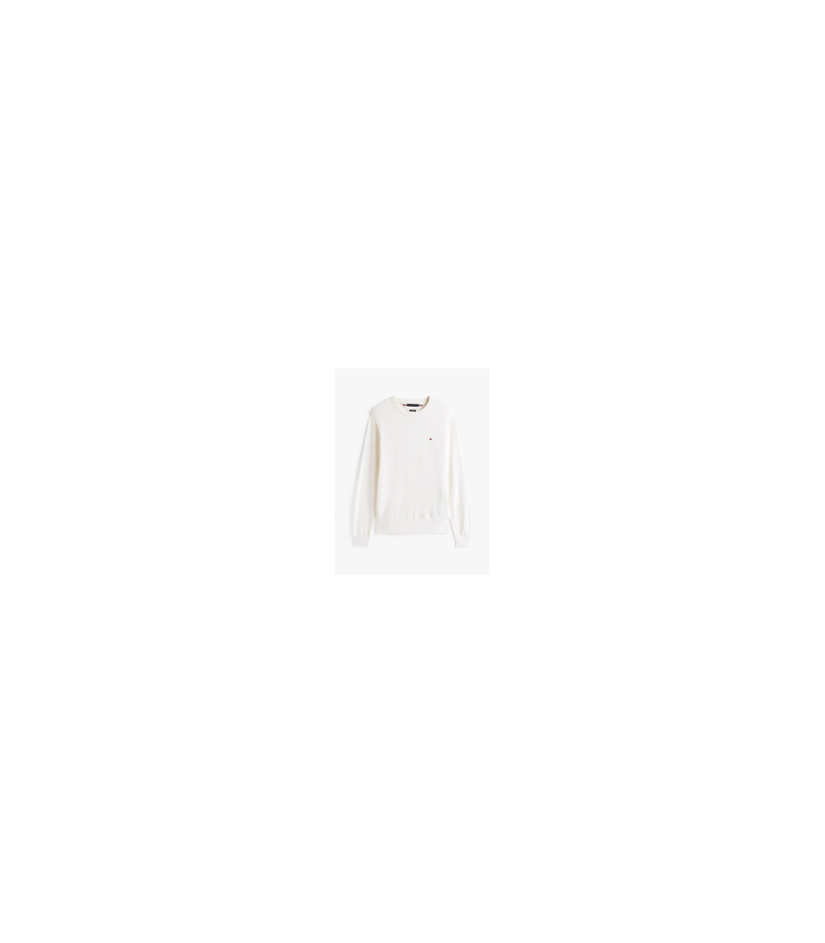 Pull col rond tommy menswear z00ivory