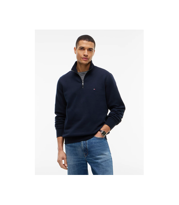 Sweat col zippe tommy menswear dw5desertsky