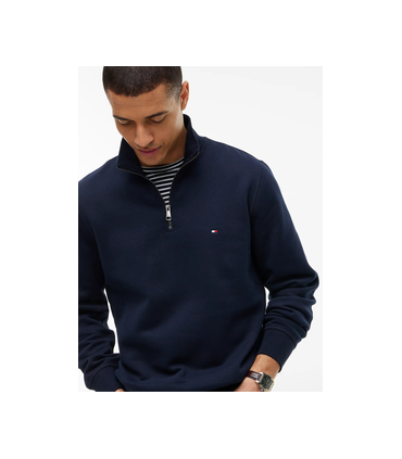 Sweat col zippe tommy menswear dw5desertsky