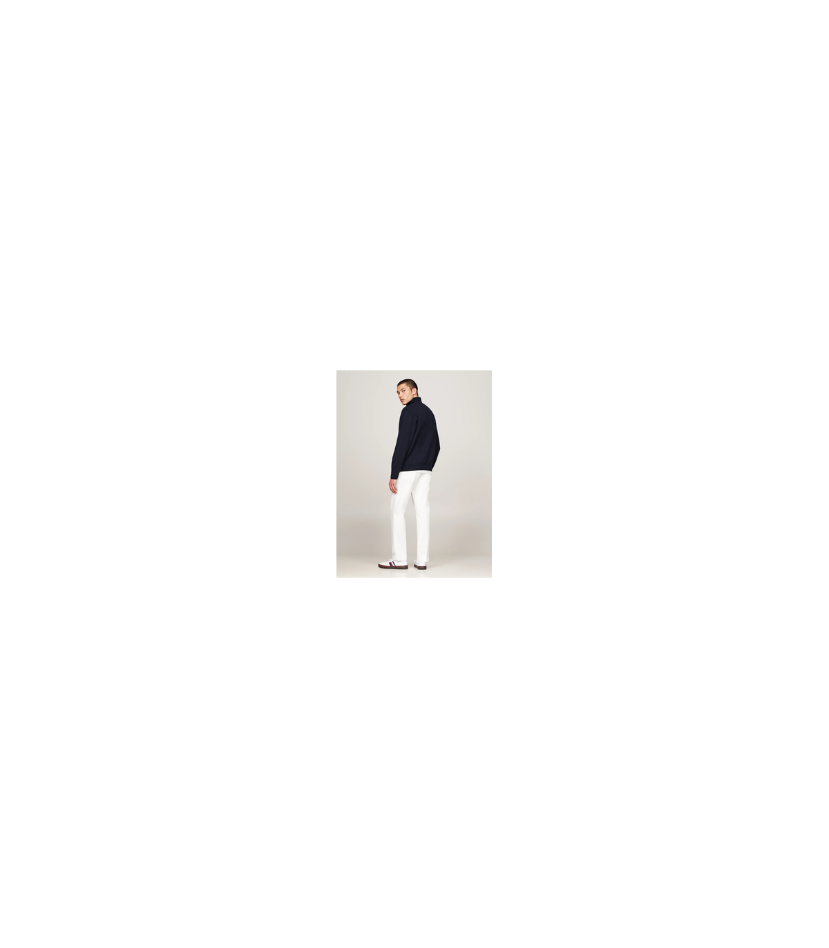 Sweat col zippe tommy menswear dw5desertsky