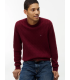 Pull col rond tommy menswear vlpburgundy