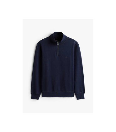 Sweat col zippe tommy menswear dw5desertsky