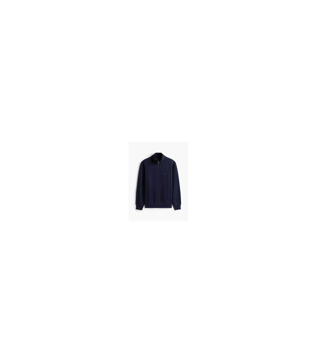 Sweat col zippe tommy menswear dw5desertsky