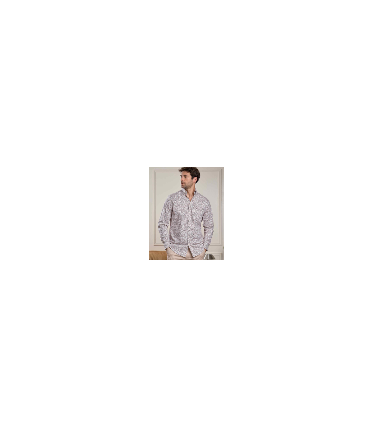 Chemise ml mise au green 100ablanc