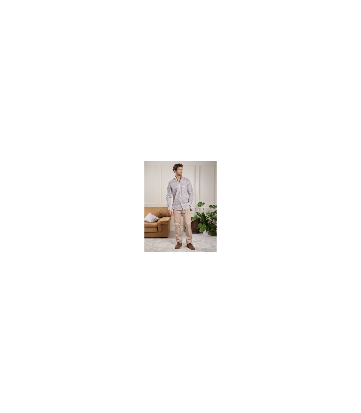 Chemise ml mise au green 100ablanc