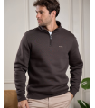 Sweat Col zippe Mise Au Green
