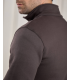 Sweat col zippe mise au green 503amarron