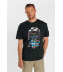 Tee shirt mc tps cerises 0001noir