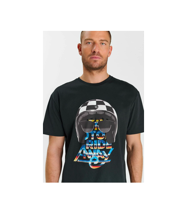 Tee shirt mc tps cerises 0001noir