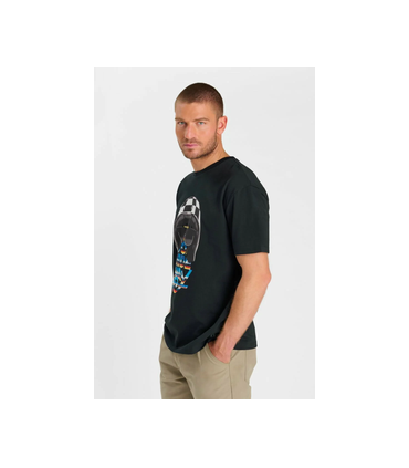 Tee shirt mc tps cerises 0001noir
