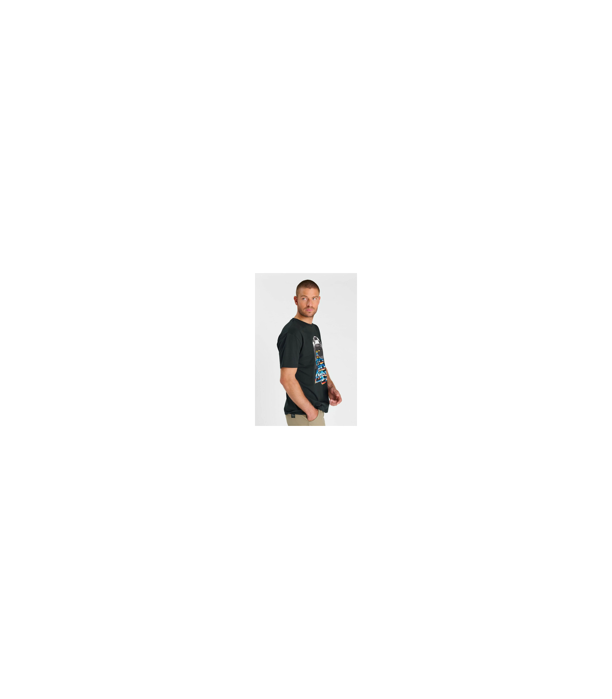 Tee shirt mc tps cerises 0001noir